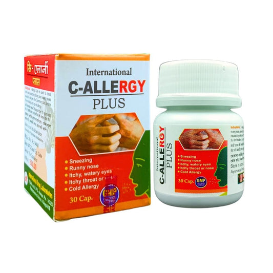 Allergy Cure Ayurvedic C-Allergy Plus Capsule (Pack Of 2)