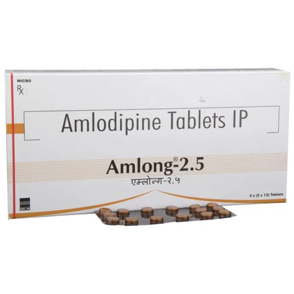 Amlong 2.5 Tablet 15's