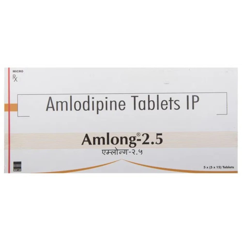 Amlong 2.5 Tablet 15's