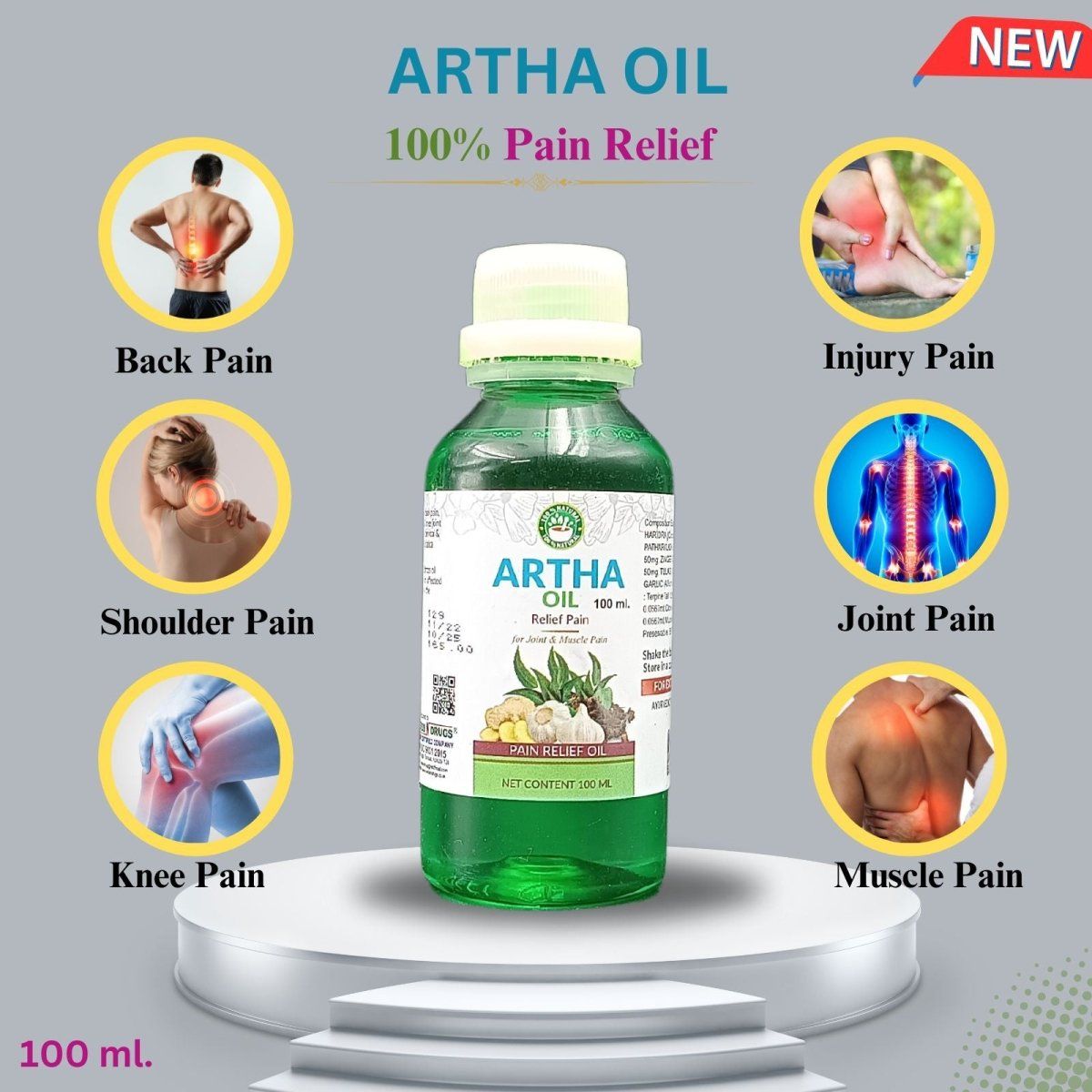 Ayurvedic ARTHO MASSAGE OIL  for Pain Relief  (PACK OF 3)