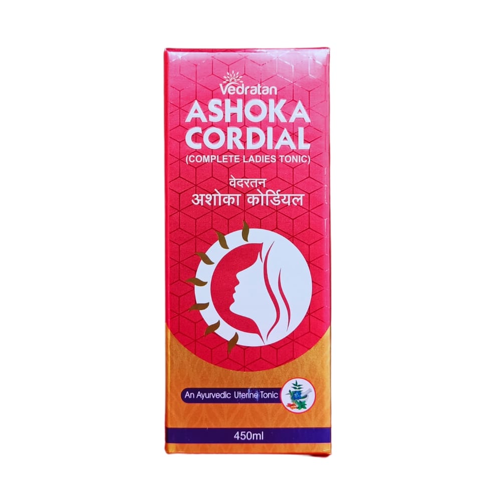 Ayurvedic Ashoka Cordial Syrup 450ml. (Pack Of 2)