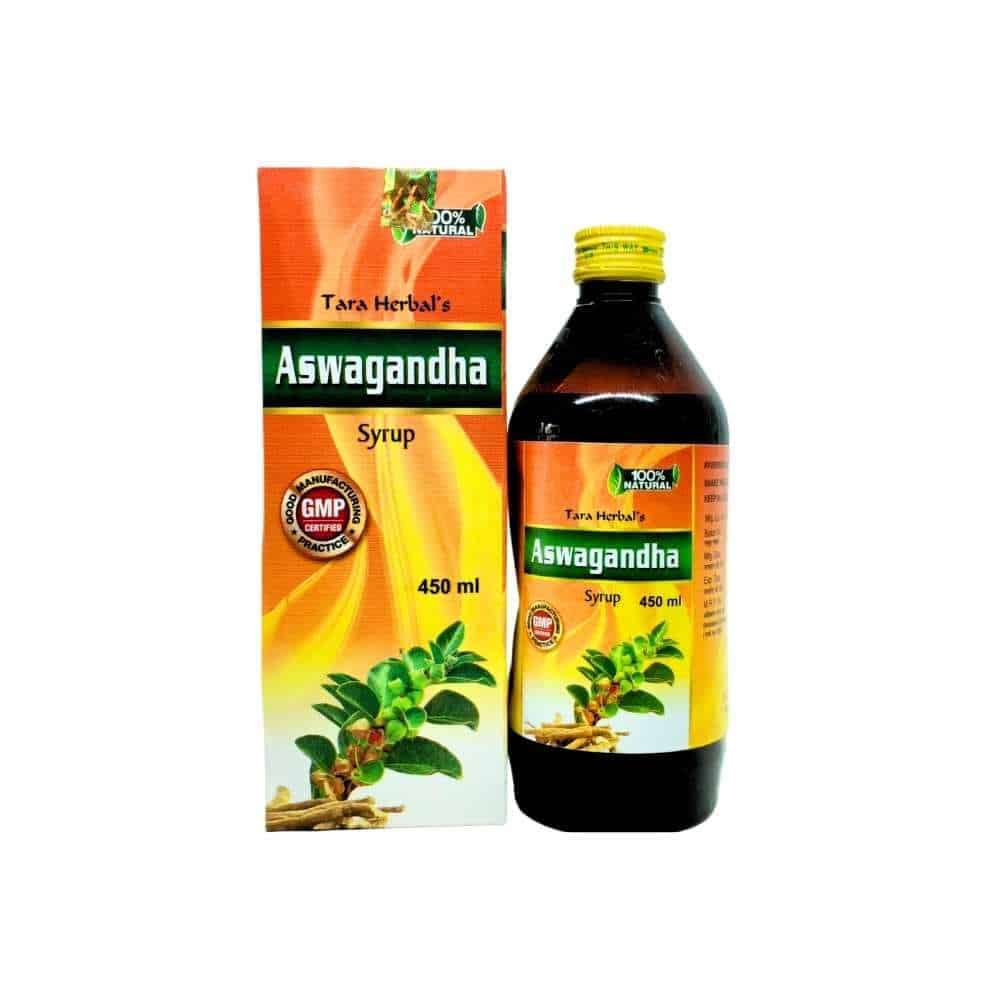 Tara Herbal's Ayurvedic Aswagandha Syrup 450ml Pack Of 2