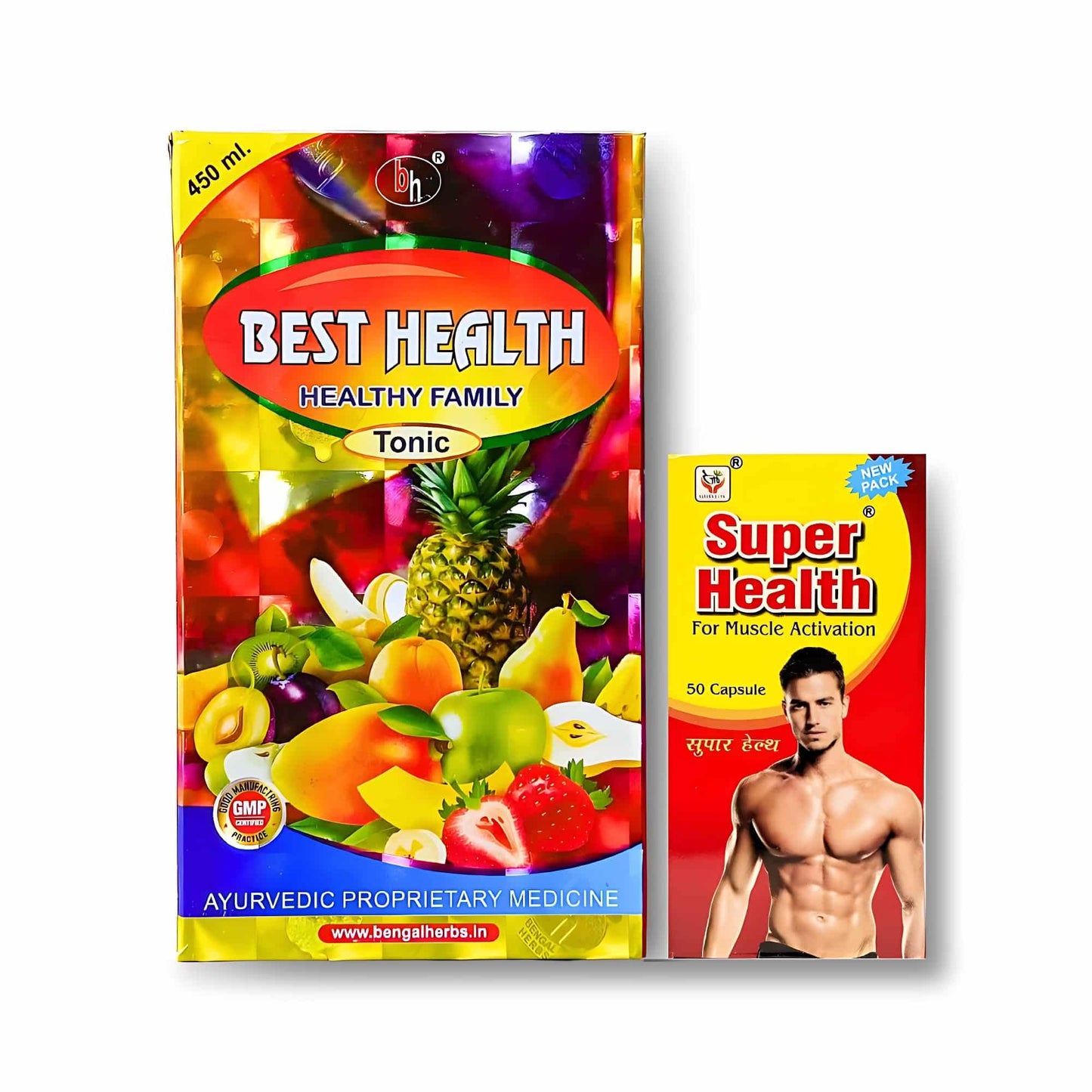 Ayurvedic Best Health Tonic &amp; Super Health Capsule (Combo Pack)