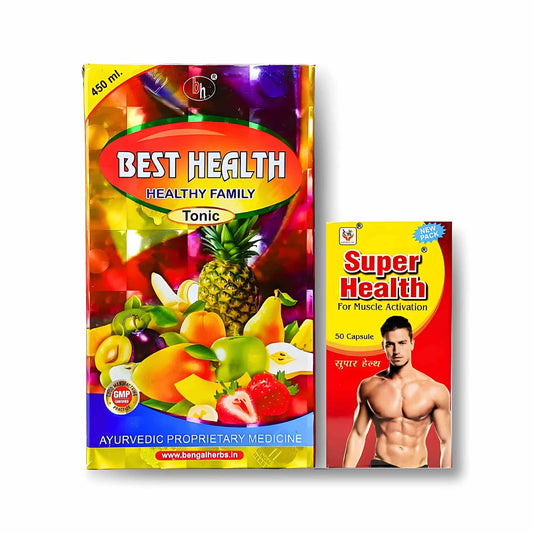 Ayurvedic Best Health Tonic &amp; Super Health Capsule (Combo Pack)