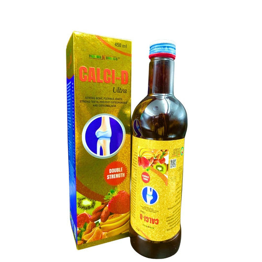 Ayurvedic Calci-D Ultra Syrup 450ml  (pack of 2)