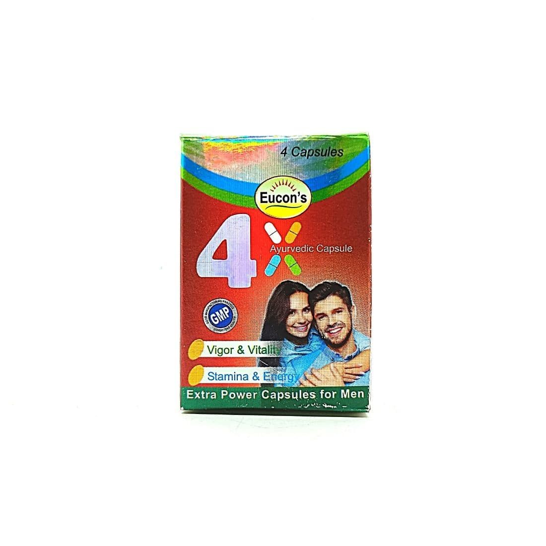 Ayurvedic Eucon's 4x Capsule (Pack Of 6)