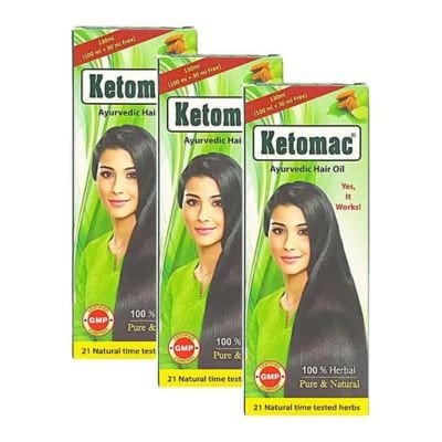 Ayurvedic Ketomac Hair Oil  (Pack of 3)