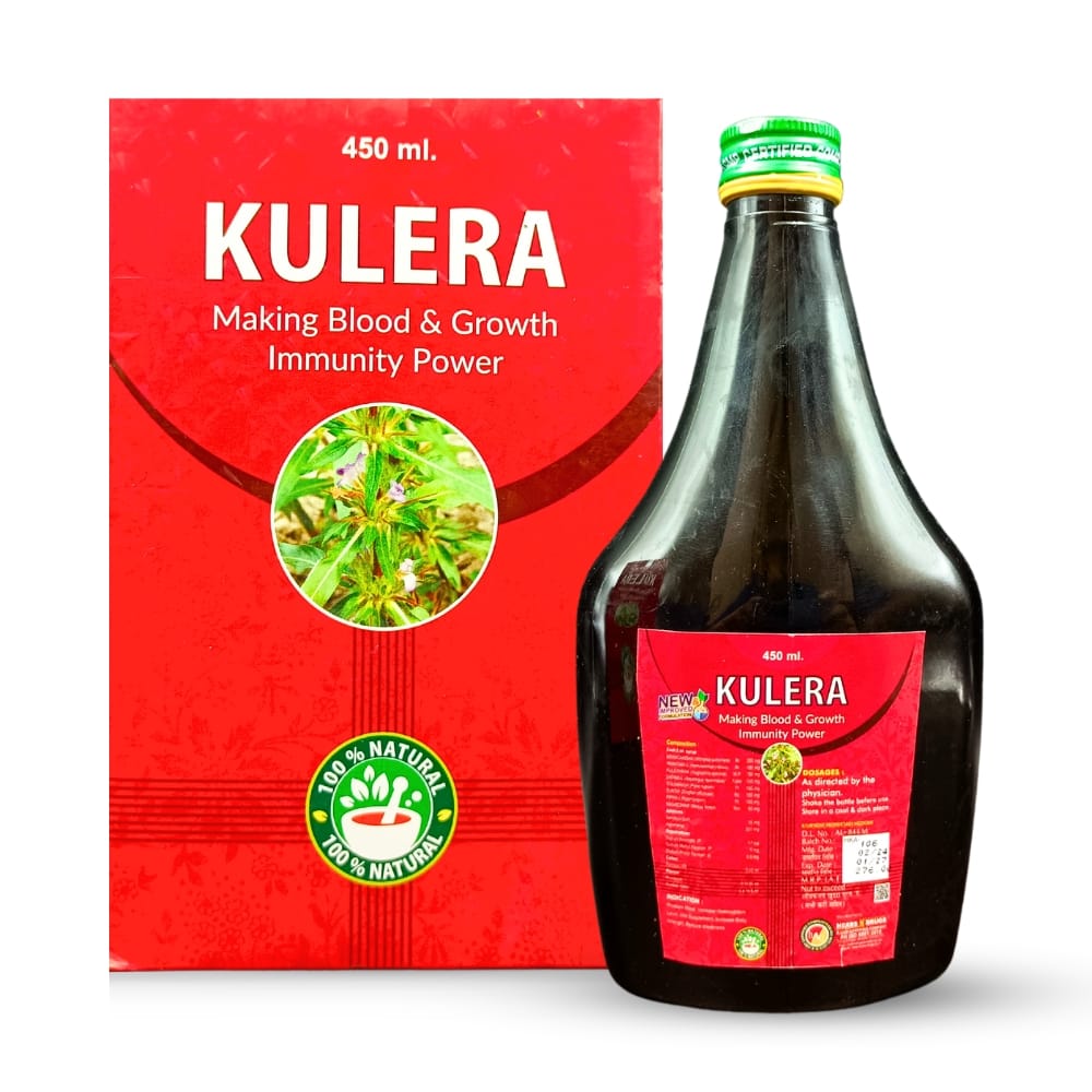 Ayurvedic Kulera Syurup For Making Blood & Immunity Power 450ml. (Pack Of 2)