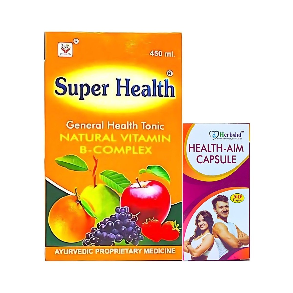 Ayurvedic Super Health Tonic & Health-Aim Capsule Improves immunity