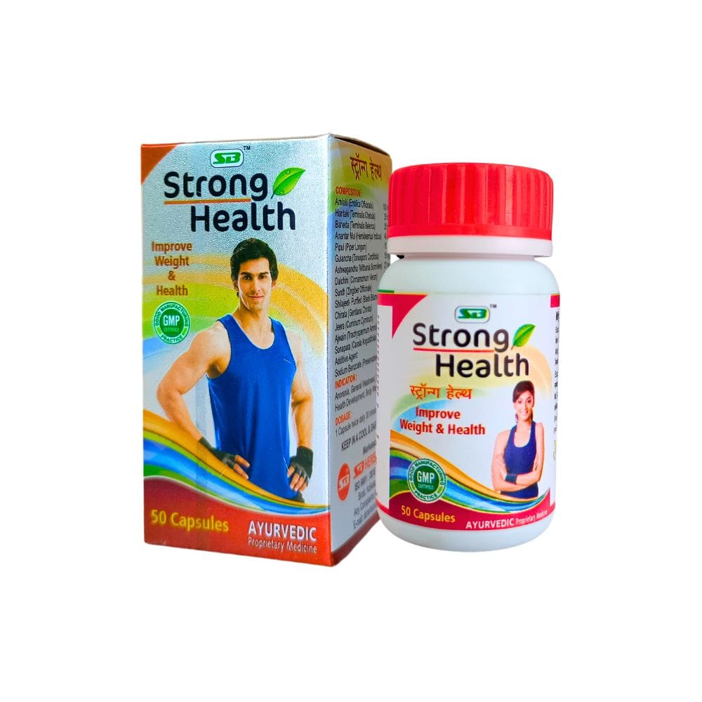 Ayurvedic weight gainer SB Strong Health Capsule (Pack of 3)