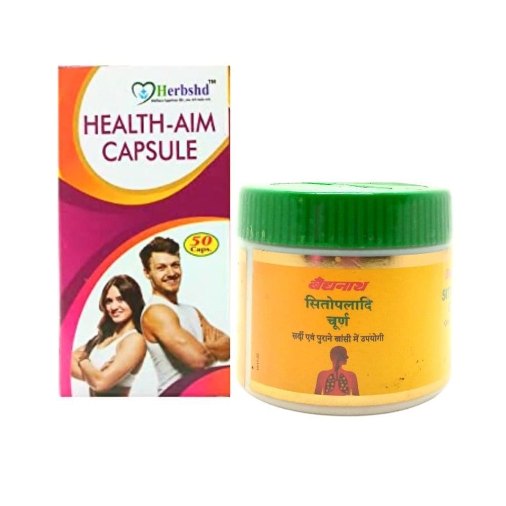 Baidyanath Avipattikar Churn & Health Aim Capsule (combo)