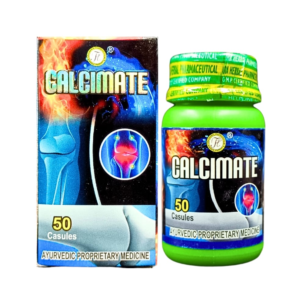 Ayurvedic Fast Relief Calcimate 50 Capsule (Pack of 3)