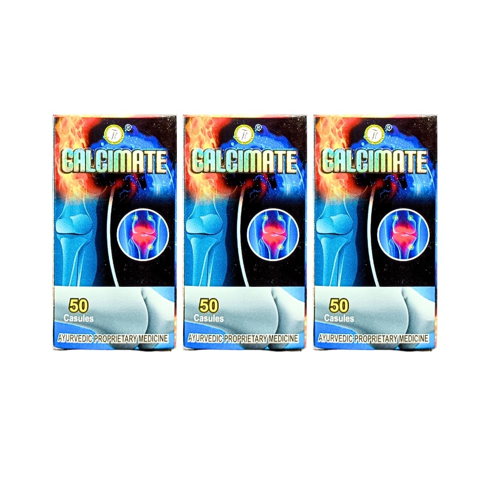 Ayurvedic Fast Relief Calcimate 50 Capsule (Pack of 3)