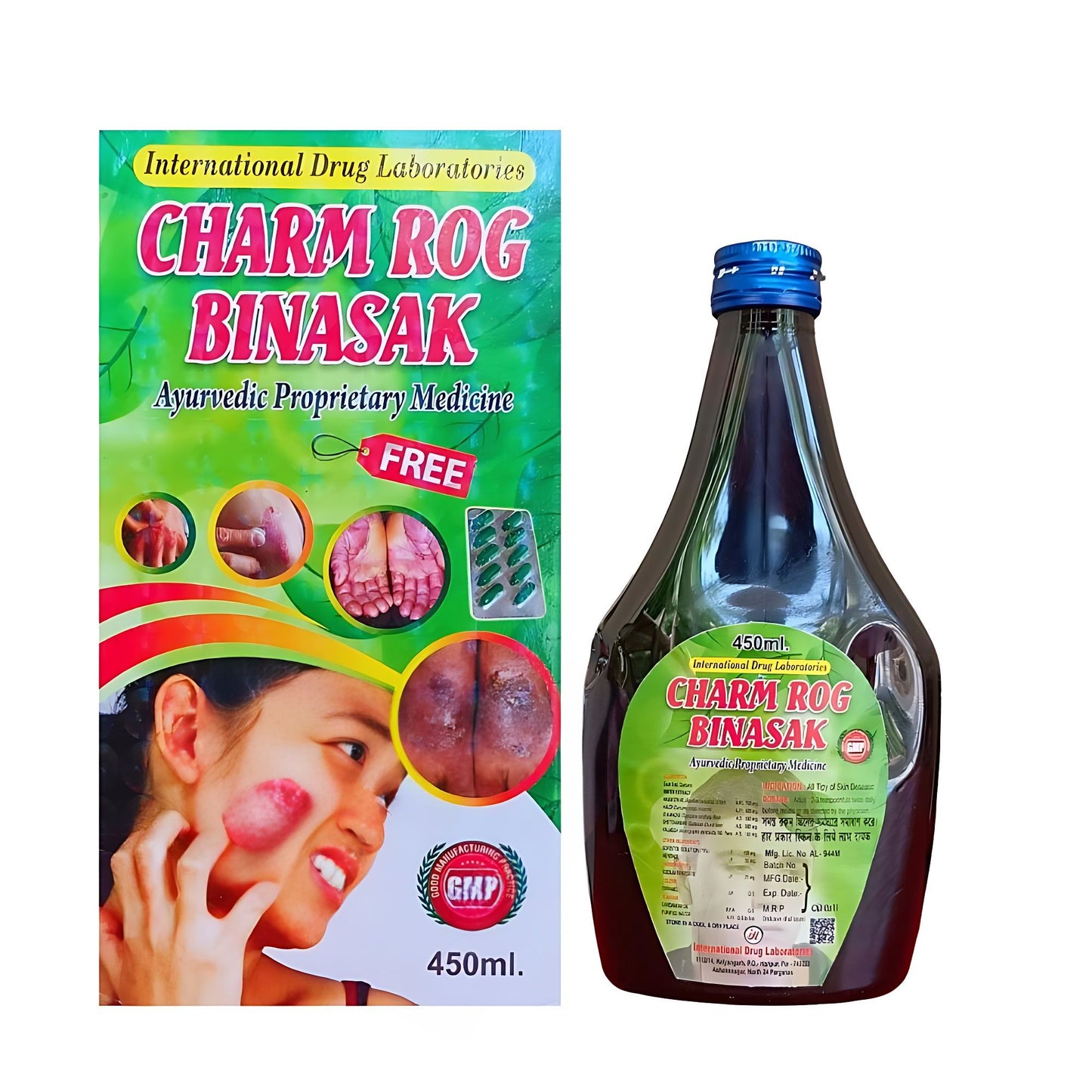 Ayurvedic Charm Rog Binasak Tonic 450ml (pack of 2)