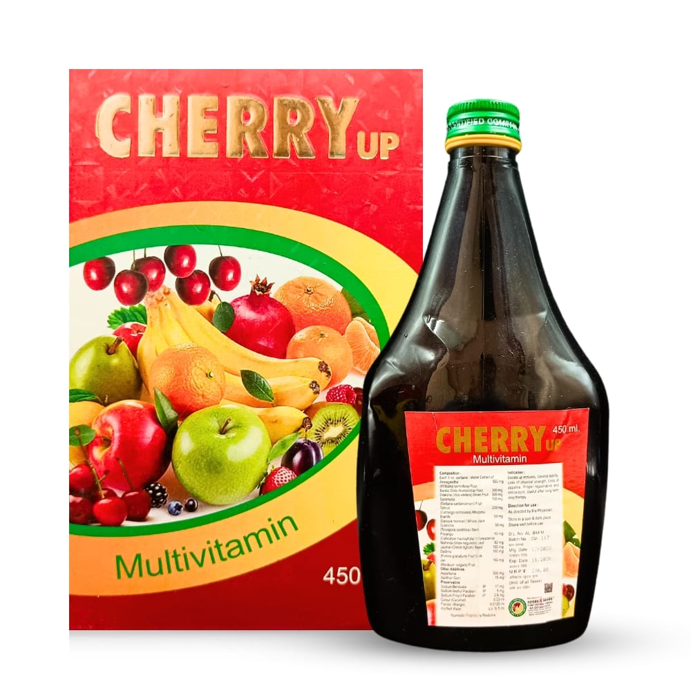 Cherry Up Multivitamin Syrup 450ml For Immunity Booster Pack Of 2