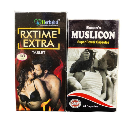 Muslicon Super Power Capsule & Rx Time Tablet