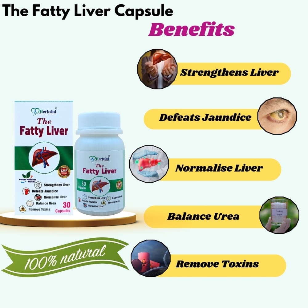 100% Ayurvedic Fatty Liver 30'Capsule