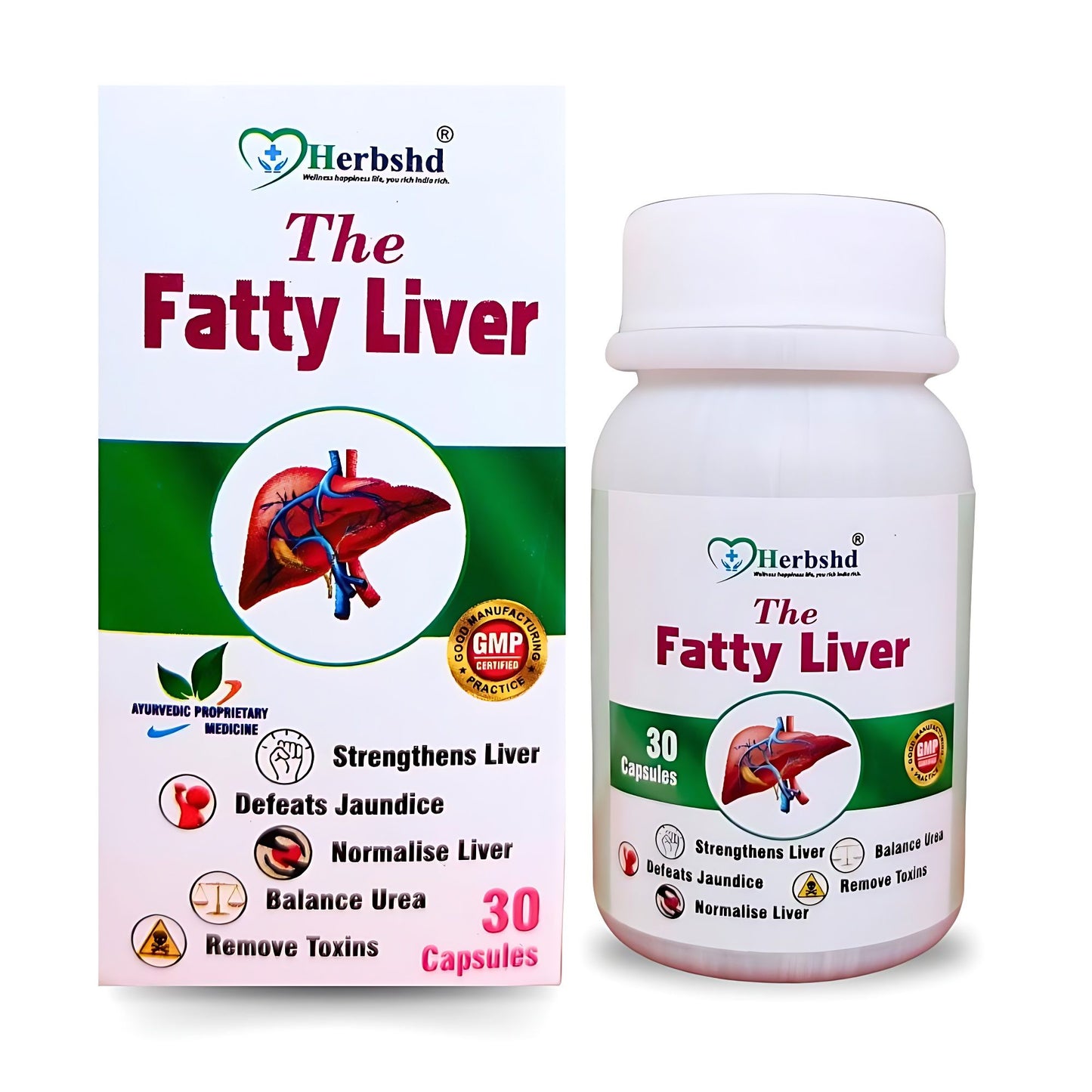 100% Ayurvedic Fatty Liver 30'Capsule