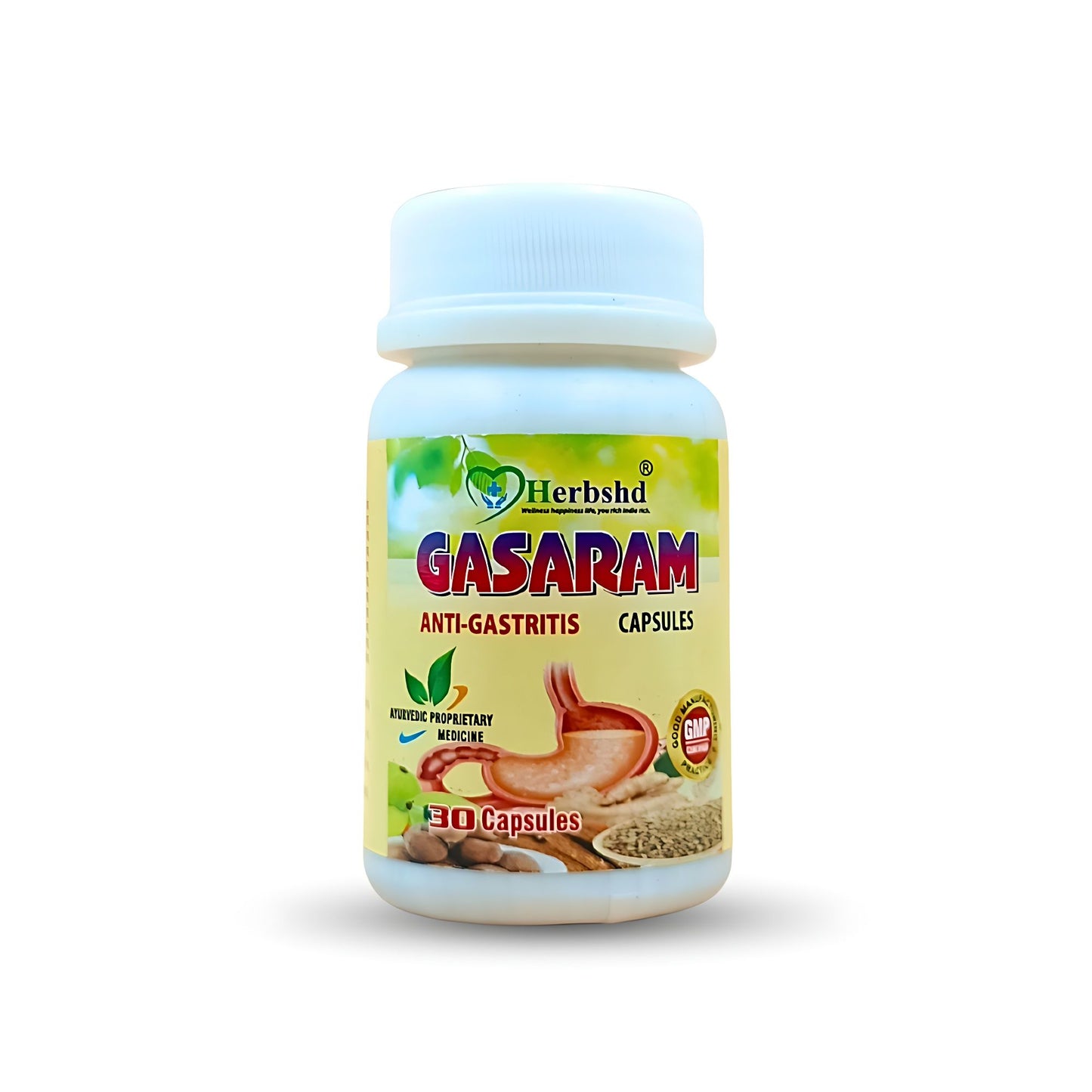 Gasaram Ayurvedic Gas Relief Capsules - 30 Caps