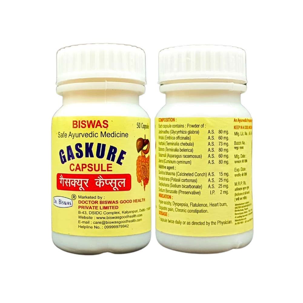 Gastroliv-SF Syrup & Gaskure Capsule (Combo Pack)