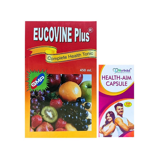 Good Health Eucovine Plus Tonic &amp; Health-Aim Capsule (Combo)