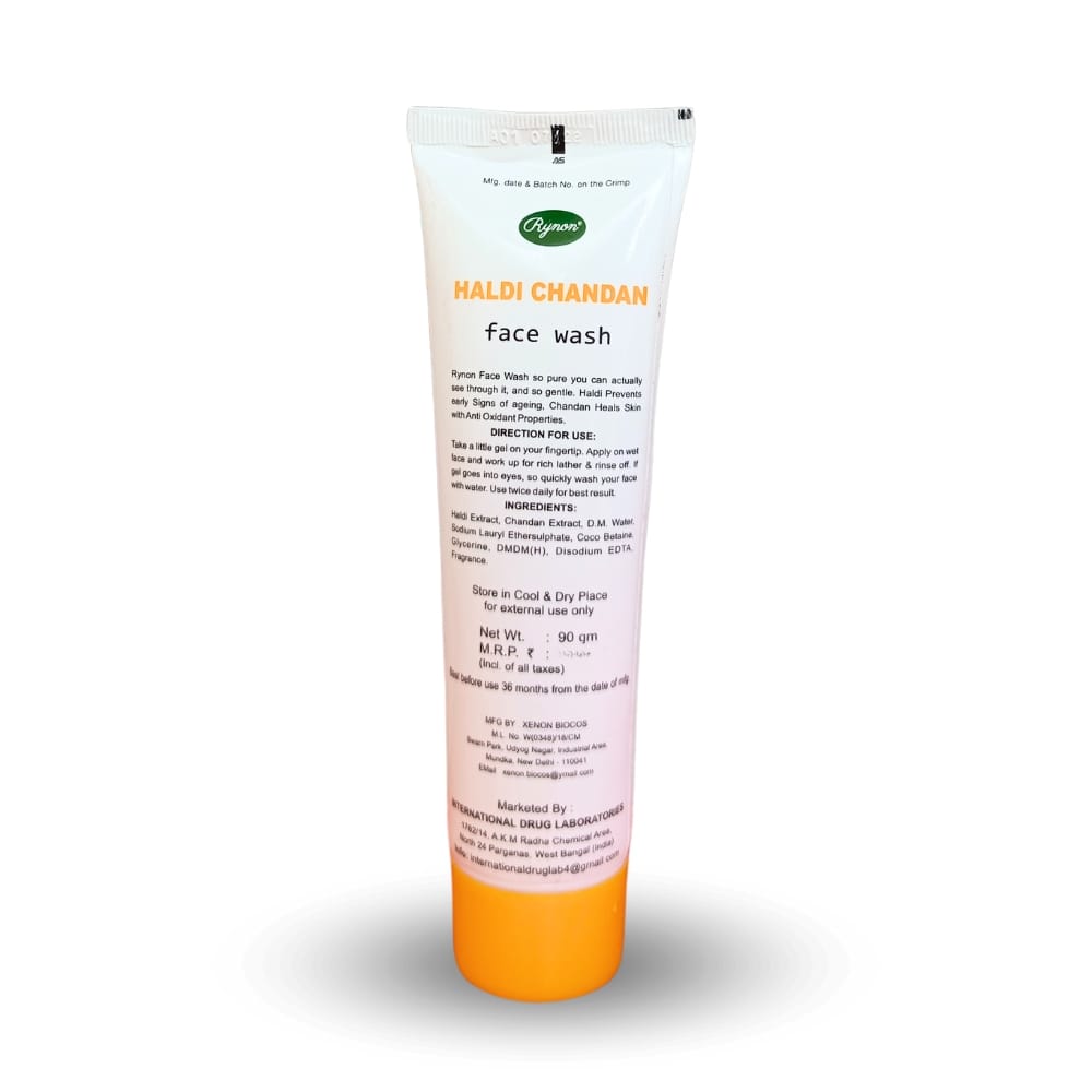 Ayurveda Skin Brightening Haldi Chandan Face Wash 90gm.