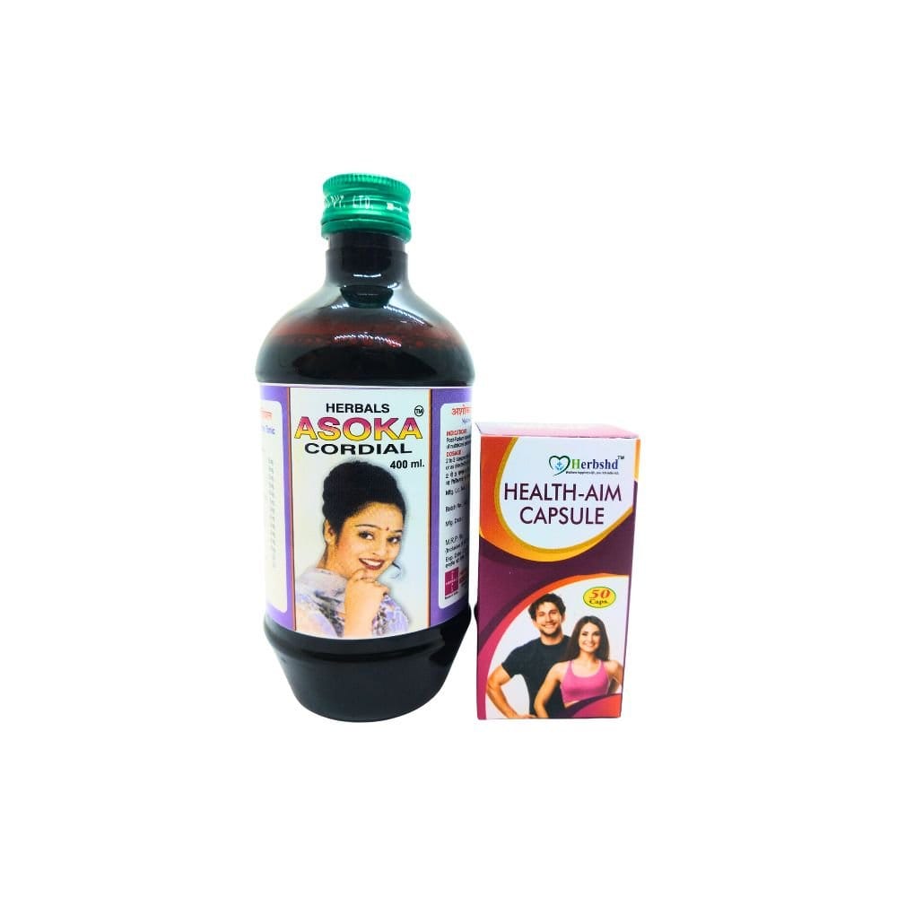 Asoka Cordial & Health Aim capsule (combo pack)