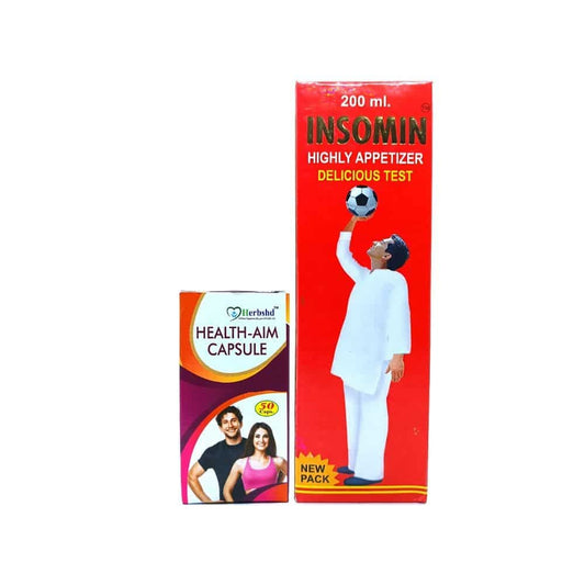 Medication for Anxiety and Depression Insomin Syrup &amp; Health-Aim Capsule