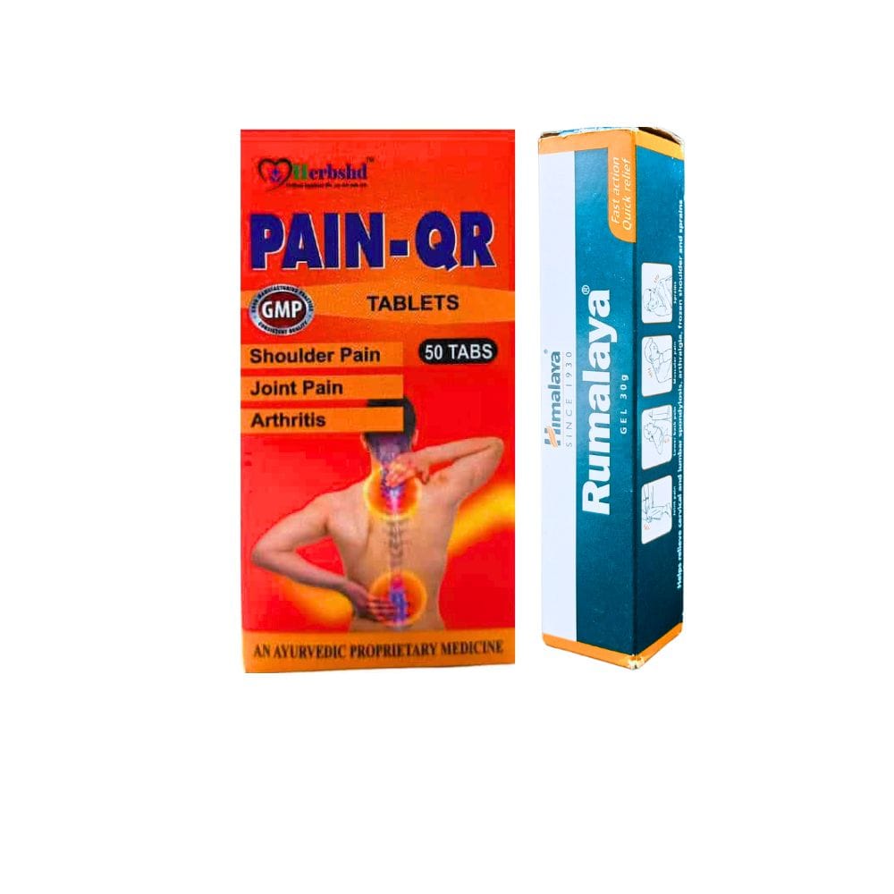 Joint Pain Relife Pain-Qr Tablet &amp; Rumalaya Gel (Combo Pack)