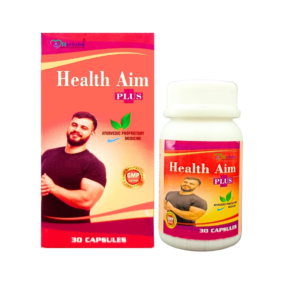 Ayurvedic Kalamegha Syrup 450ml & Health Aim Plus 30'Capsule