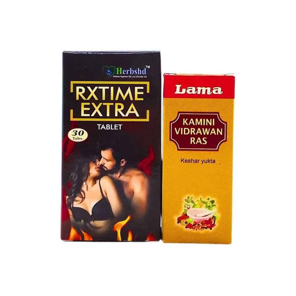 Lama Kamini Vidrawan Ras 5g And Rxtime Extra 30 Tablet (Combo Pack)