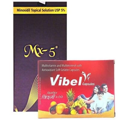 Mx-5 Topical Solution & Vibel Capsul(combo pack)