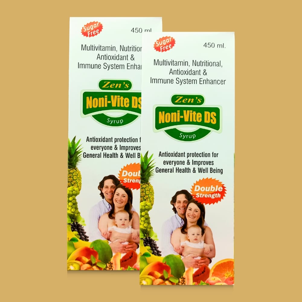 Noni-Vita DS Sugar Free Multivitamin Syrup 450ml For General Health (Pack Of 2)