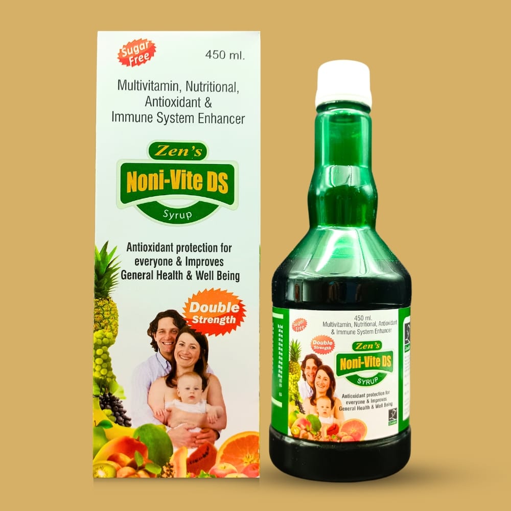 Noni-Vita DS Sugar Free Multivitamin Syrup 450ml For General Health (Pack Of 2)