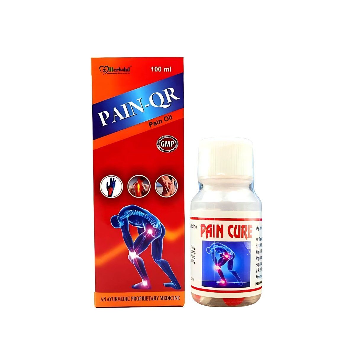 Pain Relief and Pain Cure Tablet & Pain QR oil (COMBO PACK)