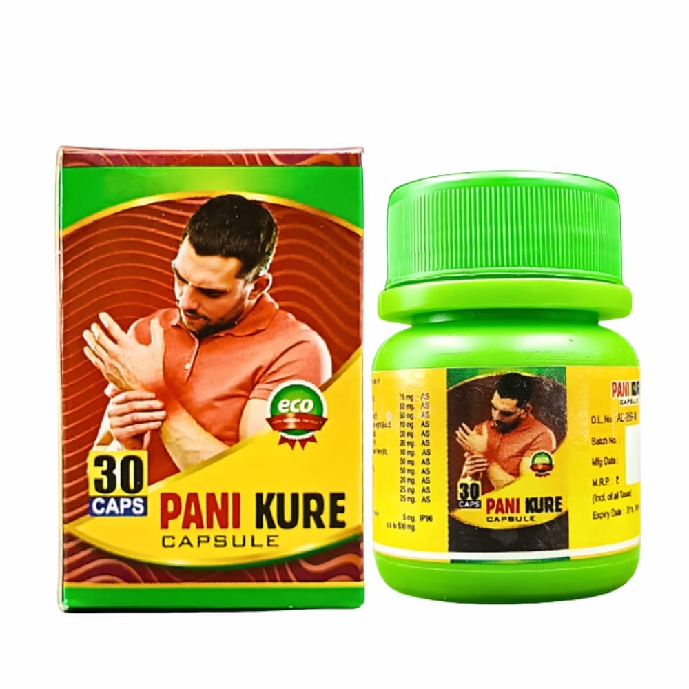 Ayurvedic Pani Kure 30'Capsule & Pain QR 100ml Oil