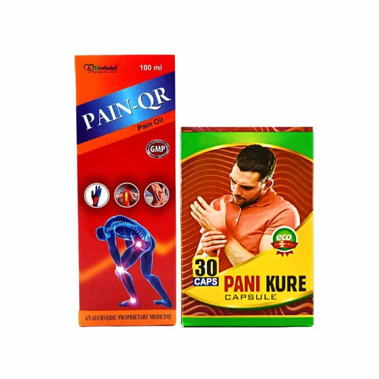 Ayurvedic Pani Kure 30'Capsule & Pain QR 100ml Oil