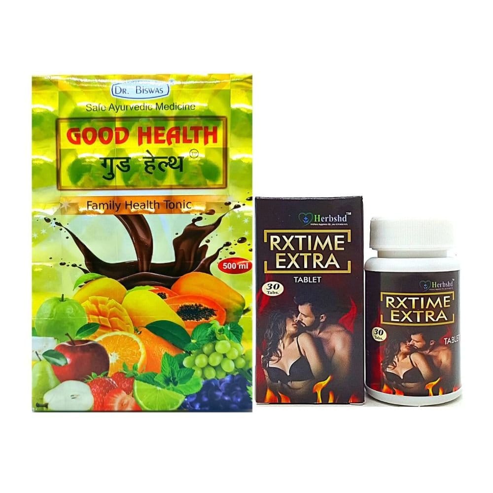 Rxtime Extra Tablet & Good Health Tonic(combo pack)