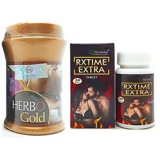 Rxtime Extra Tablet & Herbo Gold Powder (combo pack)