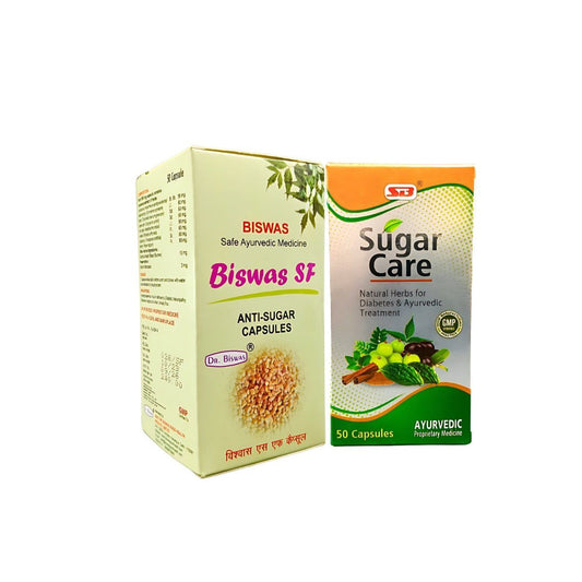 SB Sugar Care Capsule & Biswas SF Capsule For Diabetes