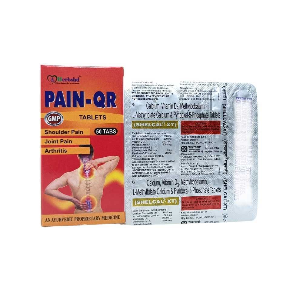 Shelcal-XT 15 Tablets And Pain-QR 50 Tablets