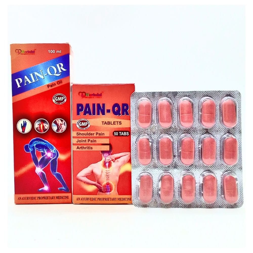 Shelcal-XT tablet & Pain-QR Oil & Tablets(combo pack)