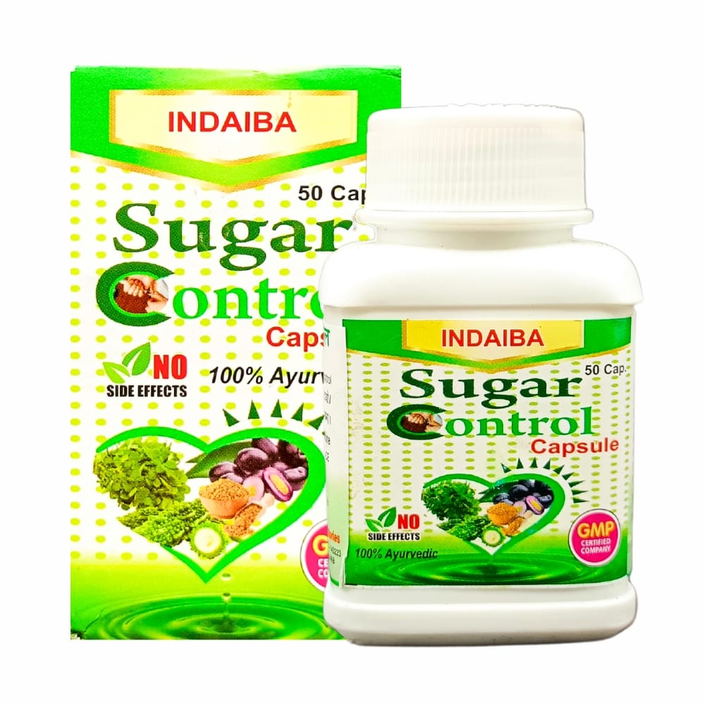 AYURVEDIC INDAIBA SUGAR CONTROL CAPSULE (50 CAPSULE PACK OF 2)