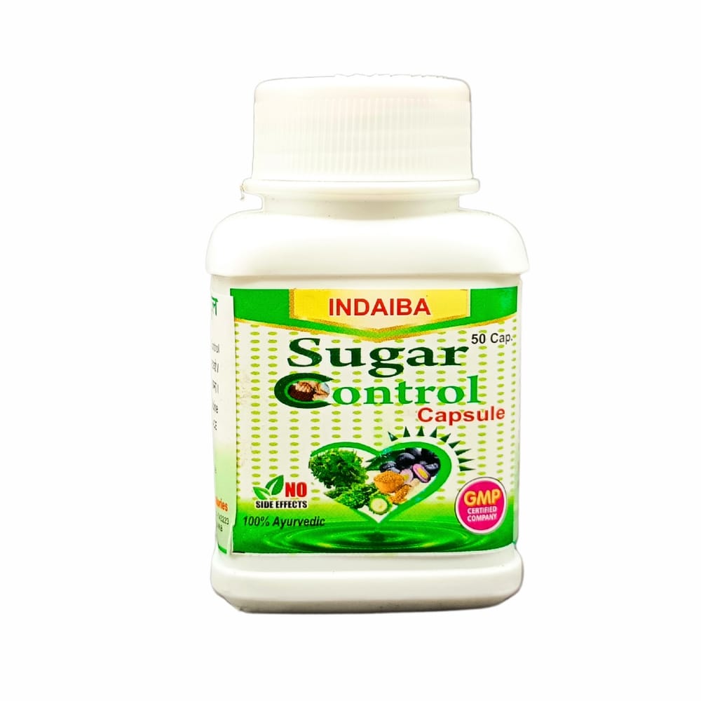 AYURVEDIC INDAIBA SUGAR CONTROL CAPSULE (50 CAPSULE PACK OF 2)