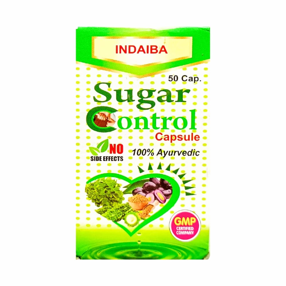 AYURVEDIC INDAIBA SUGAR CONTROL CAPSULE (50 CAPSULE PACK OF 2)