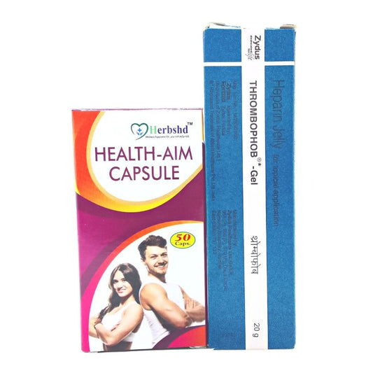 THROMBOPHOB-Gel & Health Aim Capsule (combo pack)