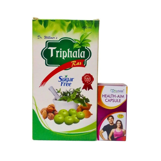 Triphala Ras Syrup & Health Aim Capsule(Combo pack).