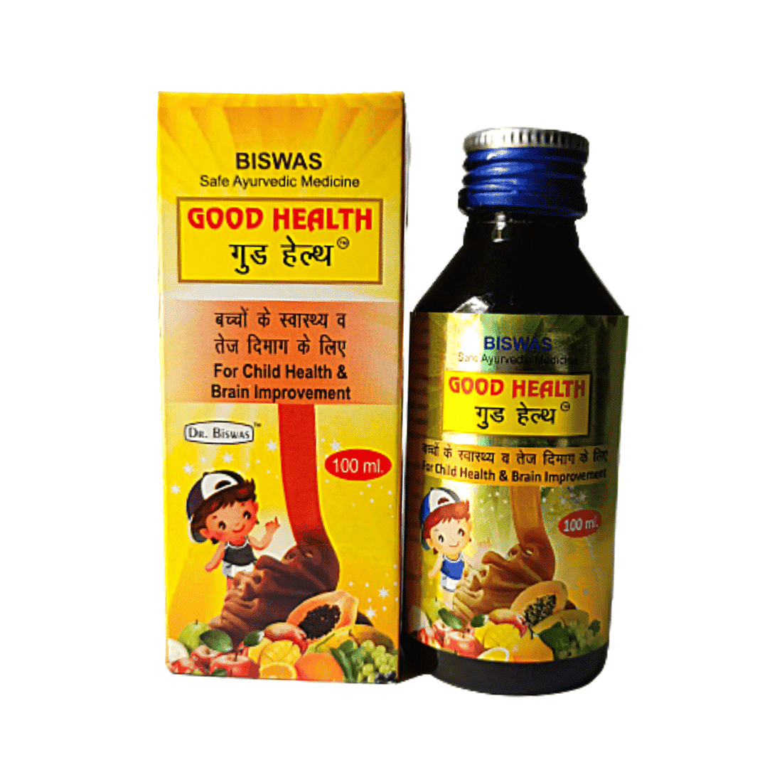 Biswas Good Health Tonic 100 ml For Child Care (Pack of 4)