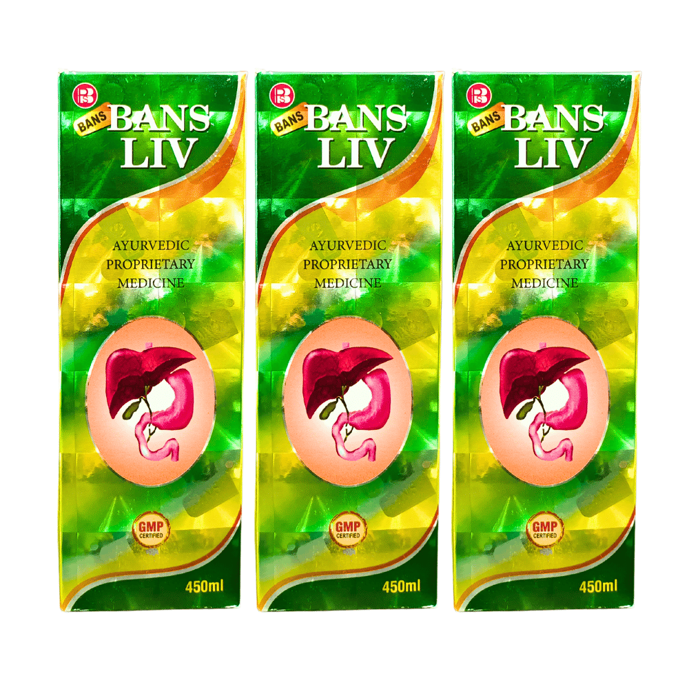 Ayurvedic Liver Care Banslive Tonic 450ml (pack of 3)