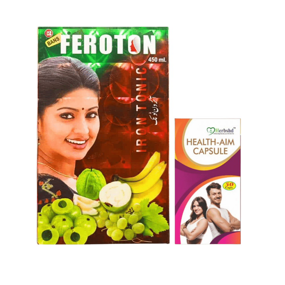 FEROTON IRON TONIC & HEALTH-AIM CAPSULE BOOSTS IMMUNITY